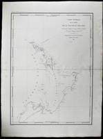  Carte generale de la partie de la Nouvelle Zelande, reconnue par le Capitaine de Fregate Dumont D’Urville