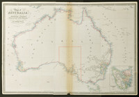 Map of Australia, compiled from the nautical surveys made by order of the admiralty and other Authentic Documents by James Wyld Geographer to the Queen